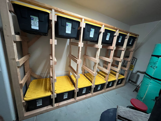 30 Bin Storage Rack
