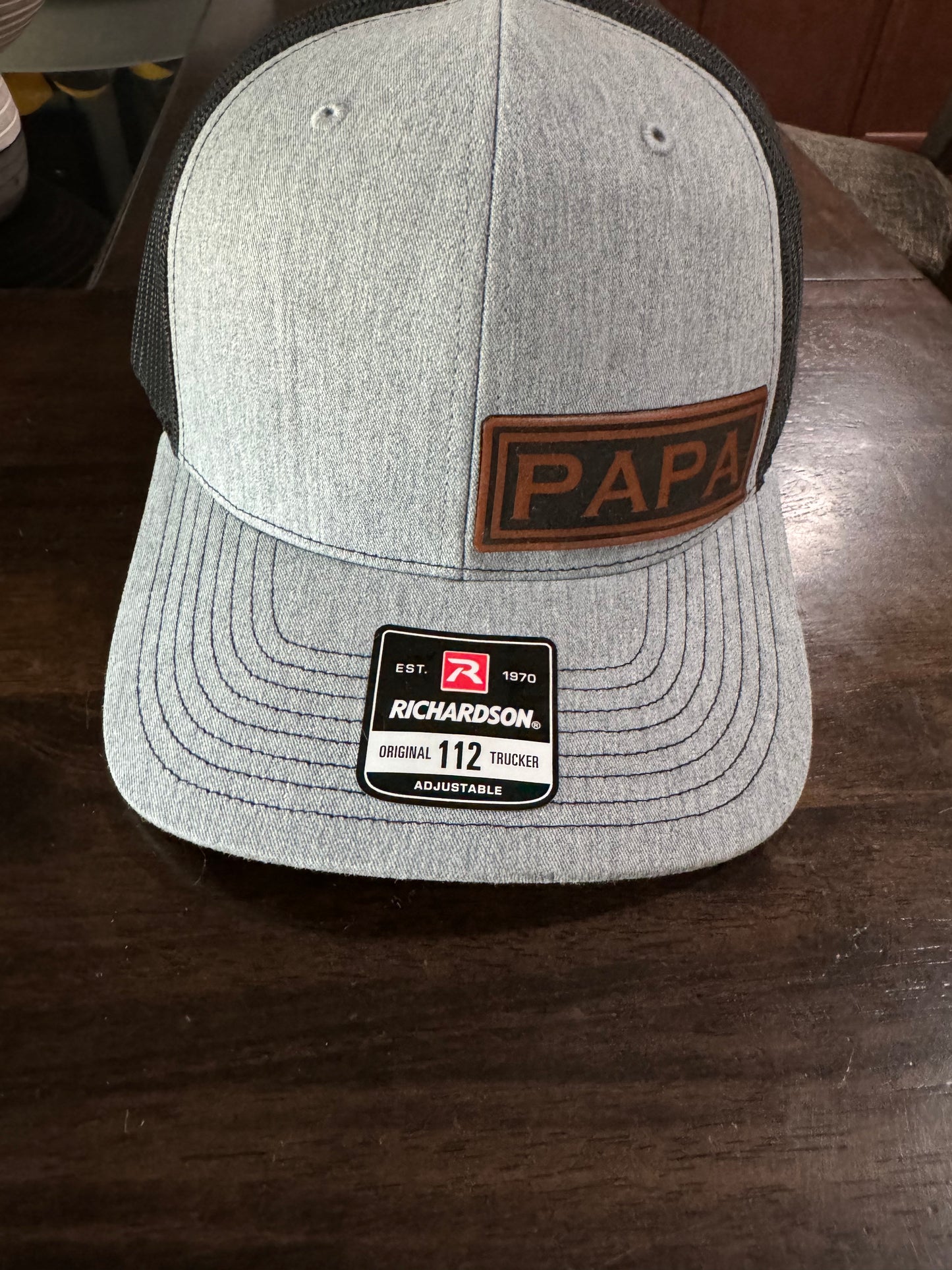 Custom Leather Patch Hat