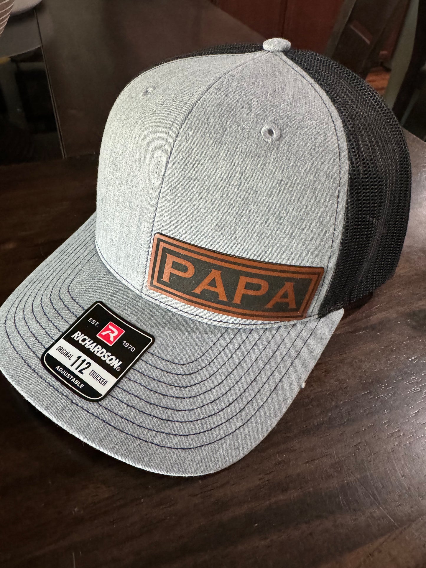 Custom Leather Patch Hat